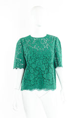 Dolce & Gabbana soutache lace top on mannequin @recessla