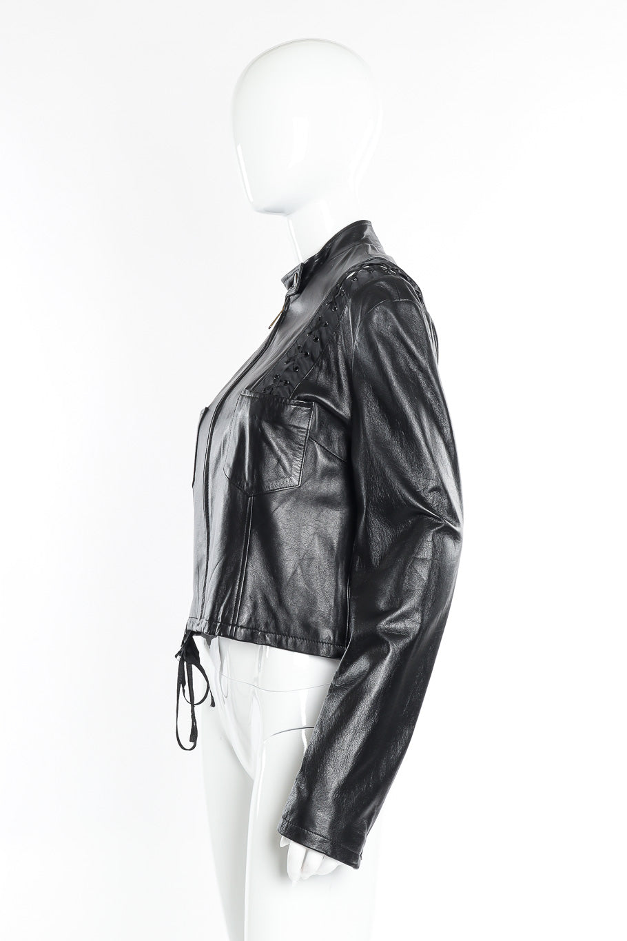 Dolce & Gabbana leather panther jacket on mannequin @recessla