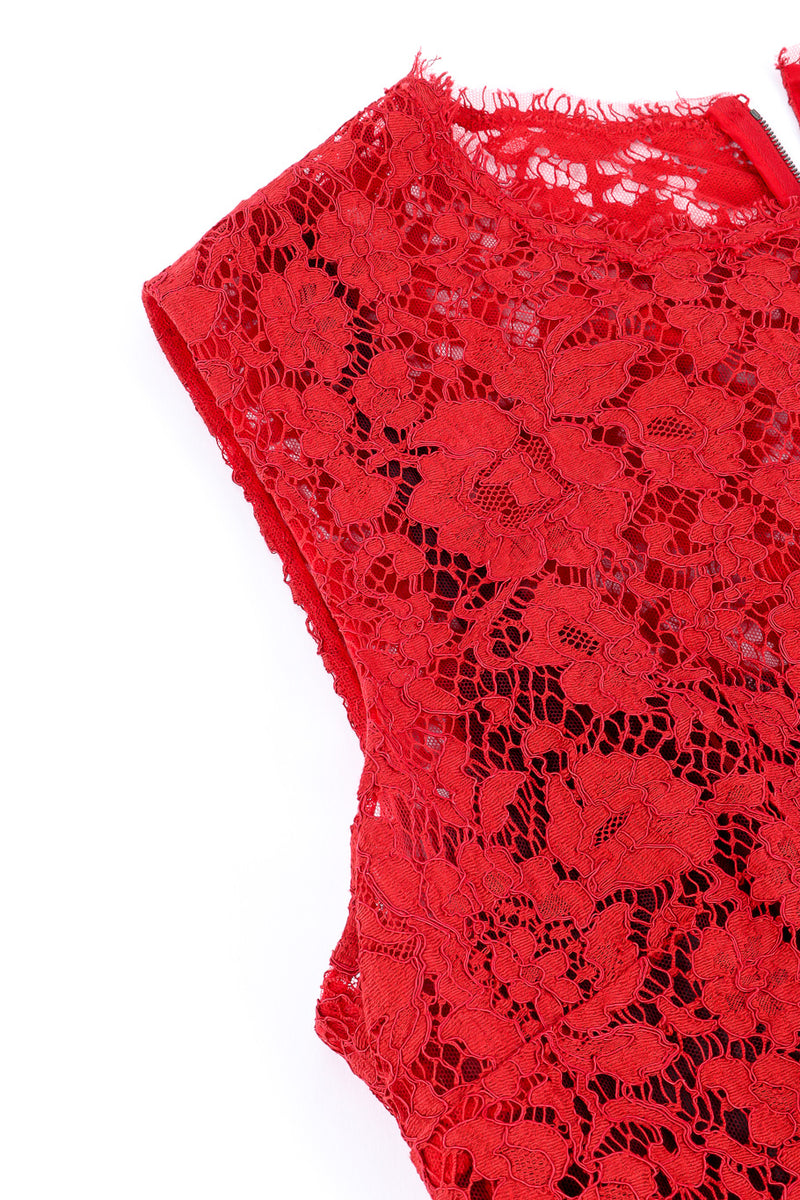 Dolce & Gabbana scarlet midi dress sleeve detail @recessla