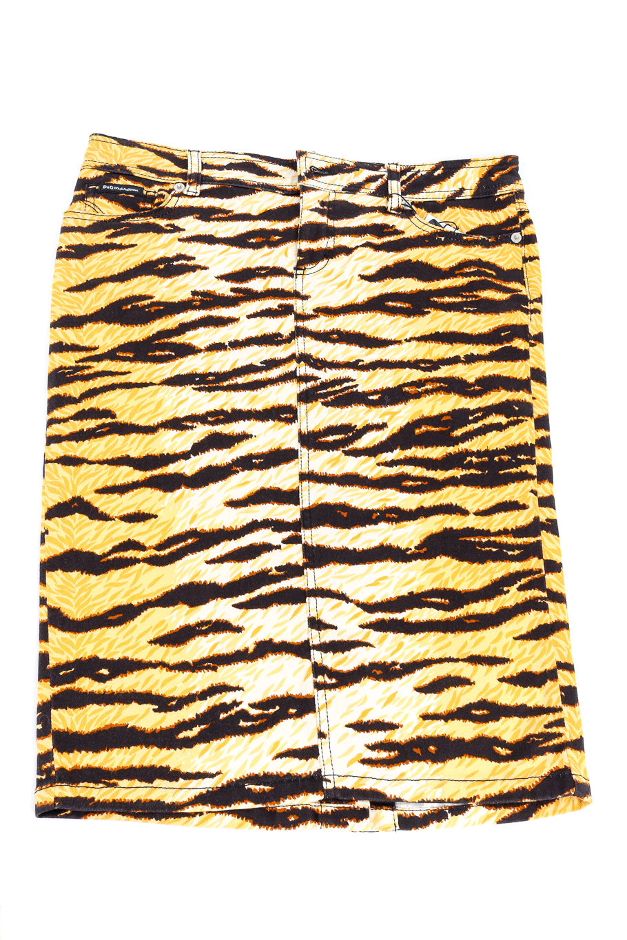 Dolce & Gabbana cotton animal skirt flat-lay @recessla