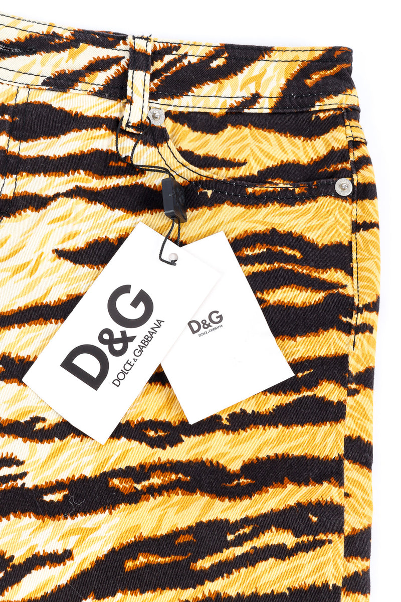 Dolce & Gabbana cotton animal skirt with designer tags @recessla
