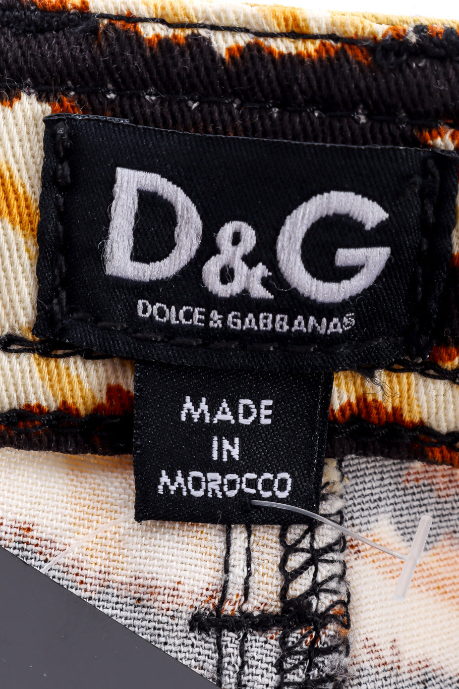 Dolce & Gabbana cotton animal skirt designer label @recessla