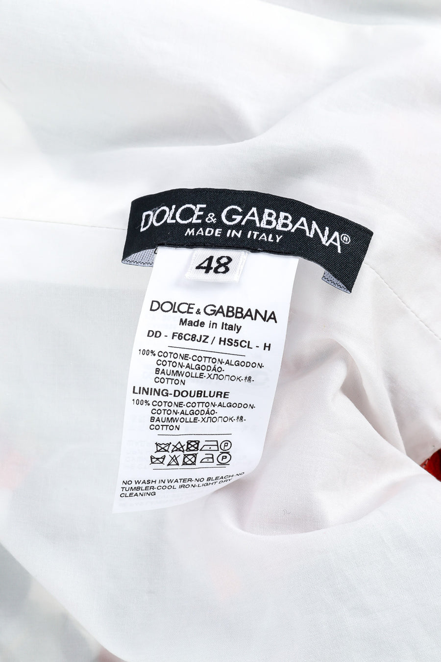Dolce and Gabbana Floral Leaf Cotton Dress Recess Dolce and Gabbana Floral Leaf Cotton Dress Recess