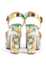 Dolce & Gabbana platform sandals product shot @recessla