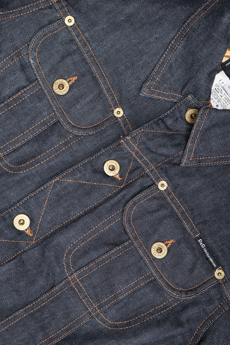 Vintage D&G Animal Contrast Denim Jacket – Recess