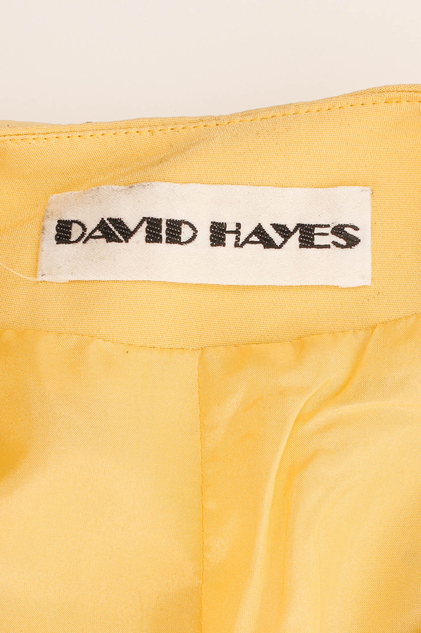Vintage David Hayes Rhinestone Silk Duster label @ Recess Los Angeles