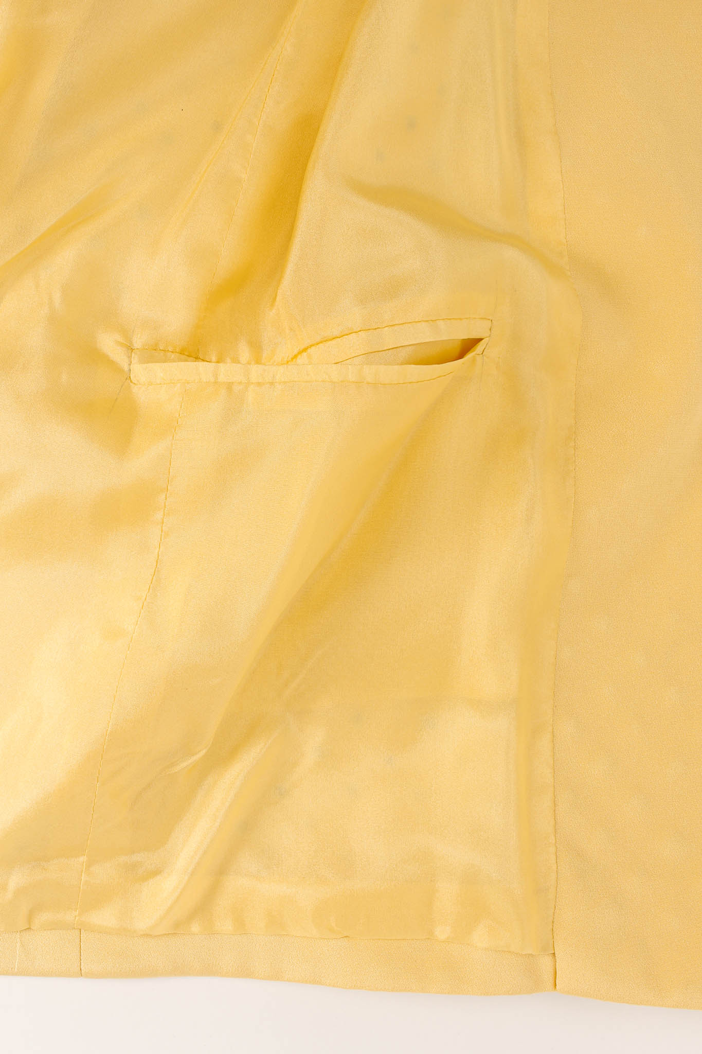 Vintage David Hayes Rhinestone Silk Jacket liner slip pocket @ Recess Los Angeles