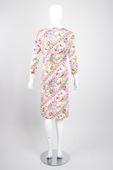 Paola Davitti Vintage Pucci Florentine Festive Floral Silk Jersey Dress