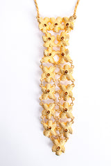 Vintage De Liguoro Jeweled Necktie Necklace backside at Recess Los Angeles