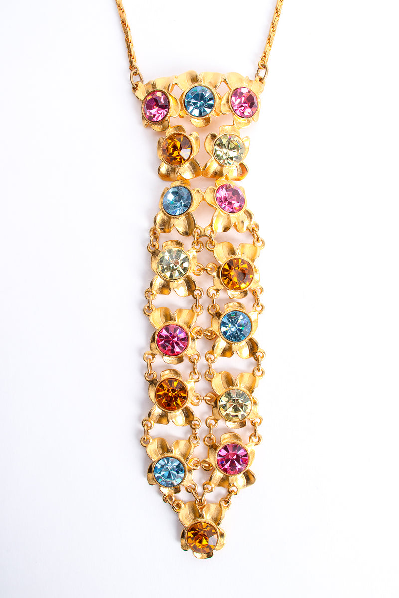 Vintage De Liguoro Jeweled Necktie Necklace at Recess Los Angeles