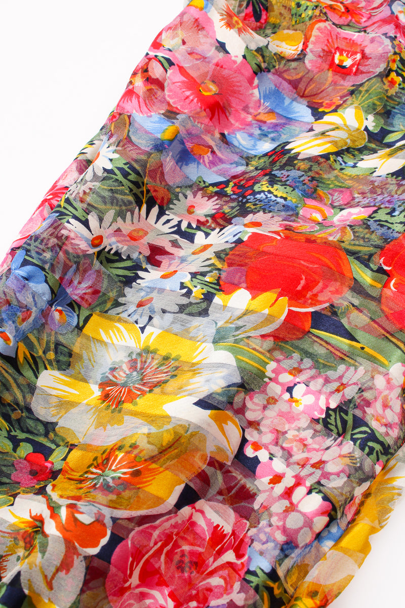 Vintage Diane Dickinson Gentillesse Floral Peasant Dress fabric at Recess Los Angeles