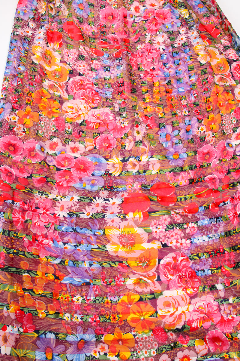 Vintage Diane Dickinson Gentillesse Floral Peasant Dress fabric at Recess Los Angeles