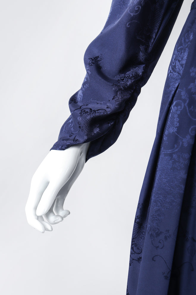 Recess Los Angeles Vintage Diane Freis Silk Damask Power Jumpsuit