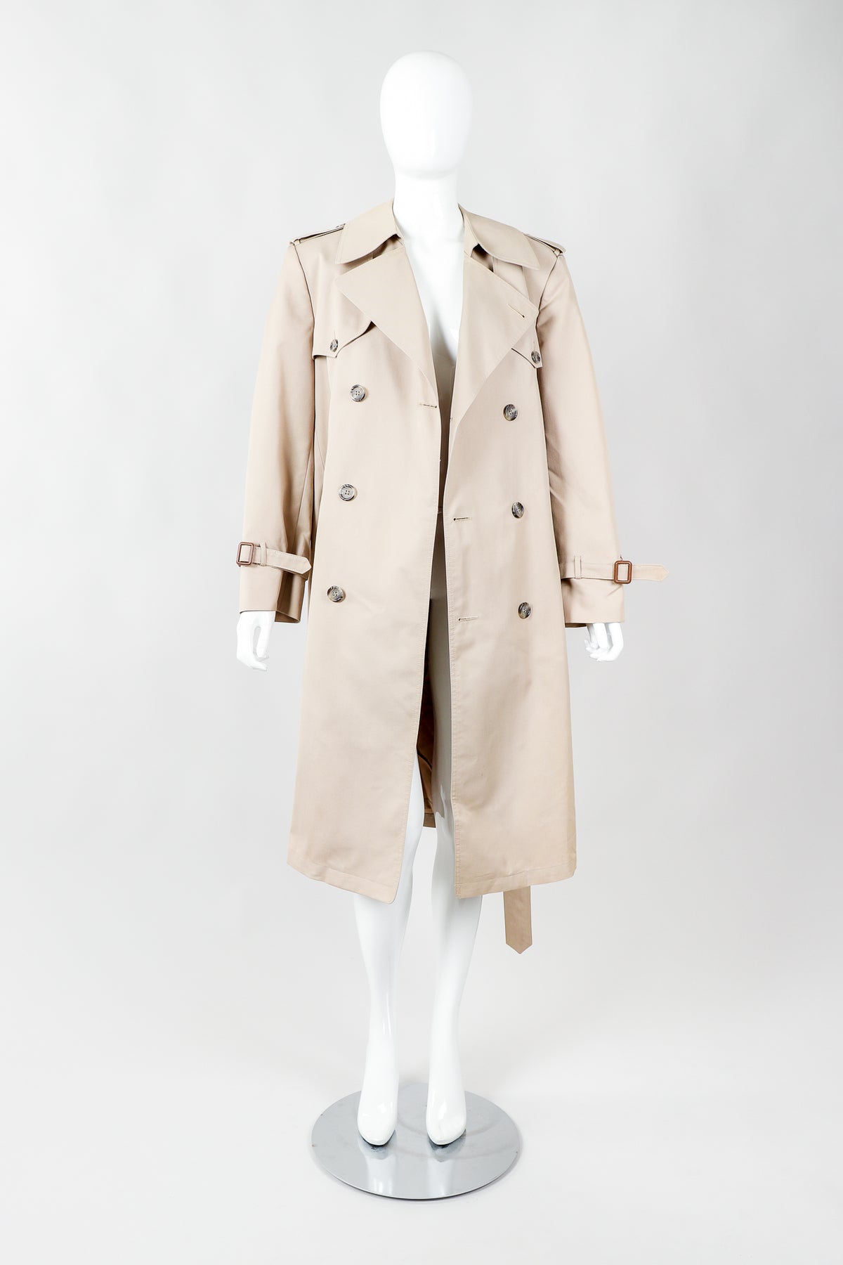 Vintage Christian Dior Monsieur Khaki Classic Trench Coat – Recess
