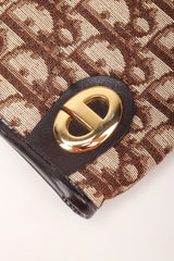 Recess Los Angeles Designer Consignment Vintage Christian Dior Monogram Logo Twill Frame Clutch Purse
