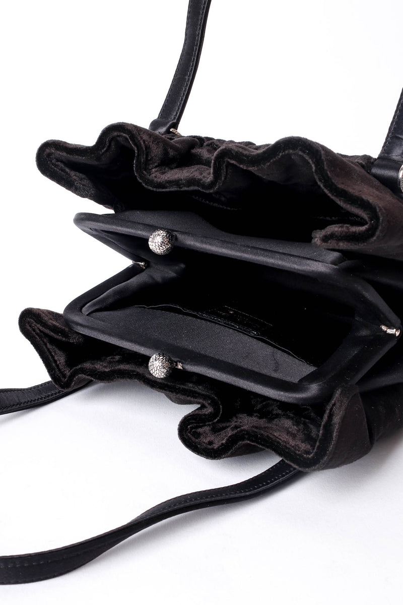 Christian Dior Vintage Charm Mini Top Handle Bag Black
