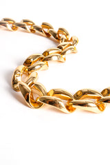 Vintage Christian Dior Chunky Gourmette Chain Link Collar Necklace at Recess Los Angeles