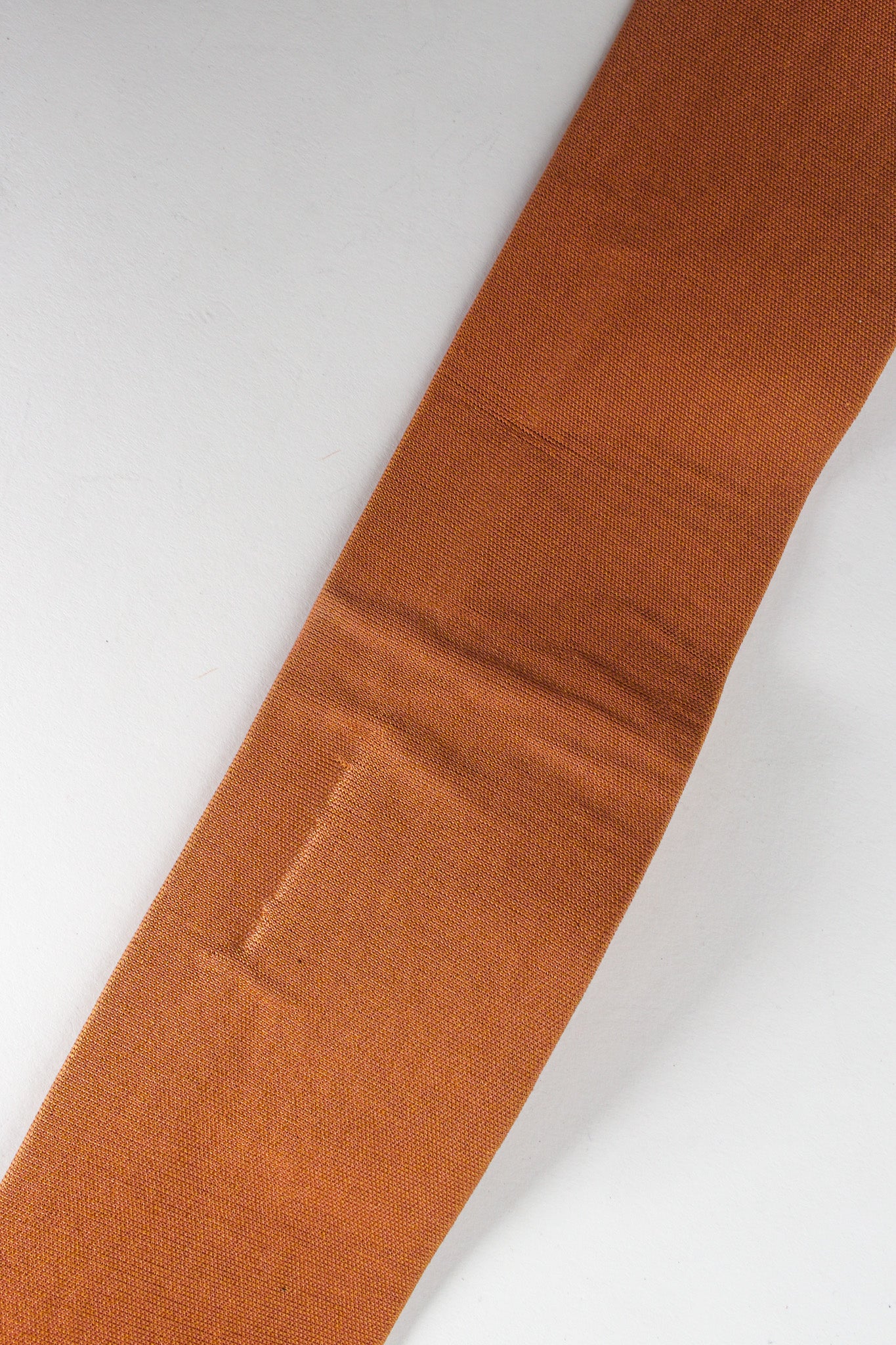 Bold double filigree emblem cloth belt by Christian Dior fabric close @recessla
