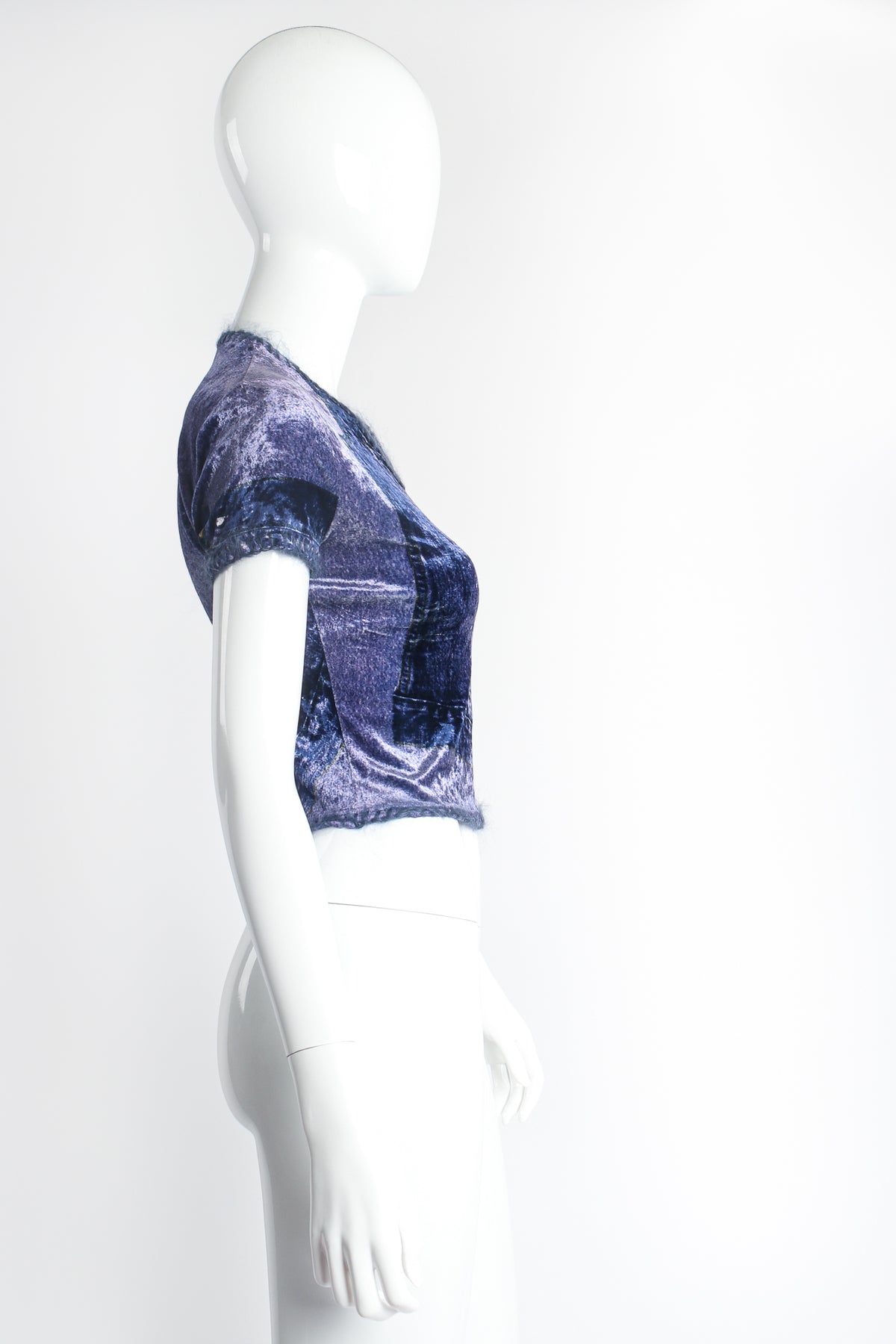 Vintage John Galliano Christian Dior 2000 Denim Trompe L
