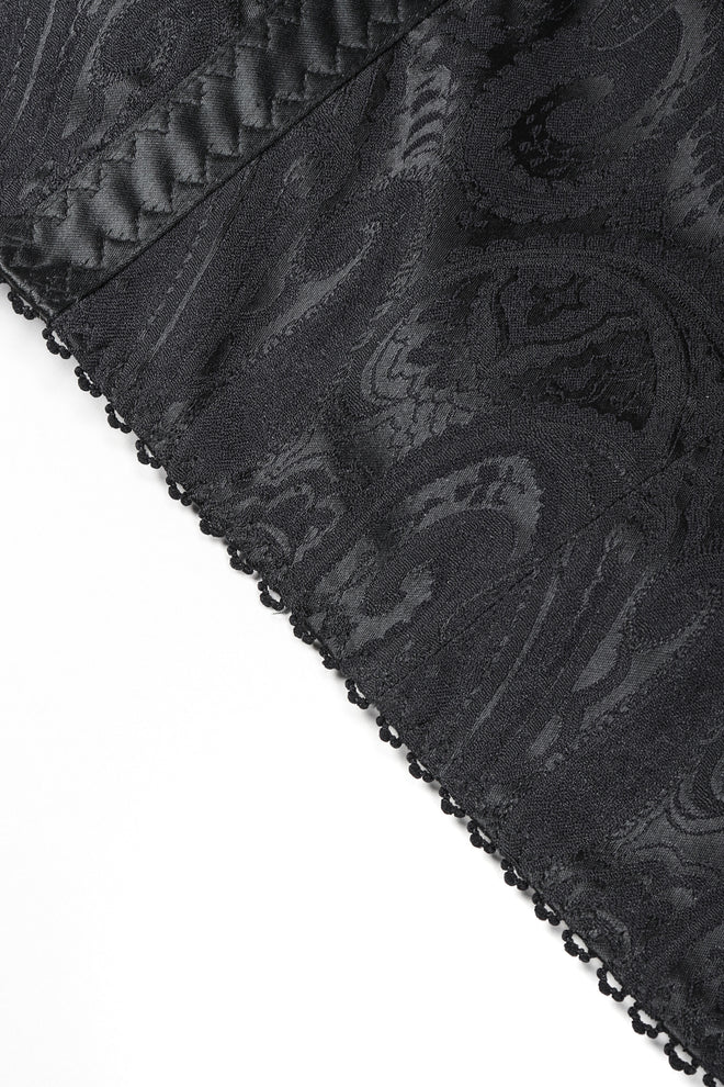Recess Designer Consignment Vintage Dolce & Gabbana Brocade Bustier Slip Dress Los Angeles Resale Mariano Fortuny