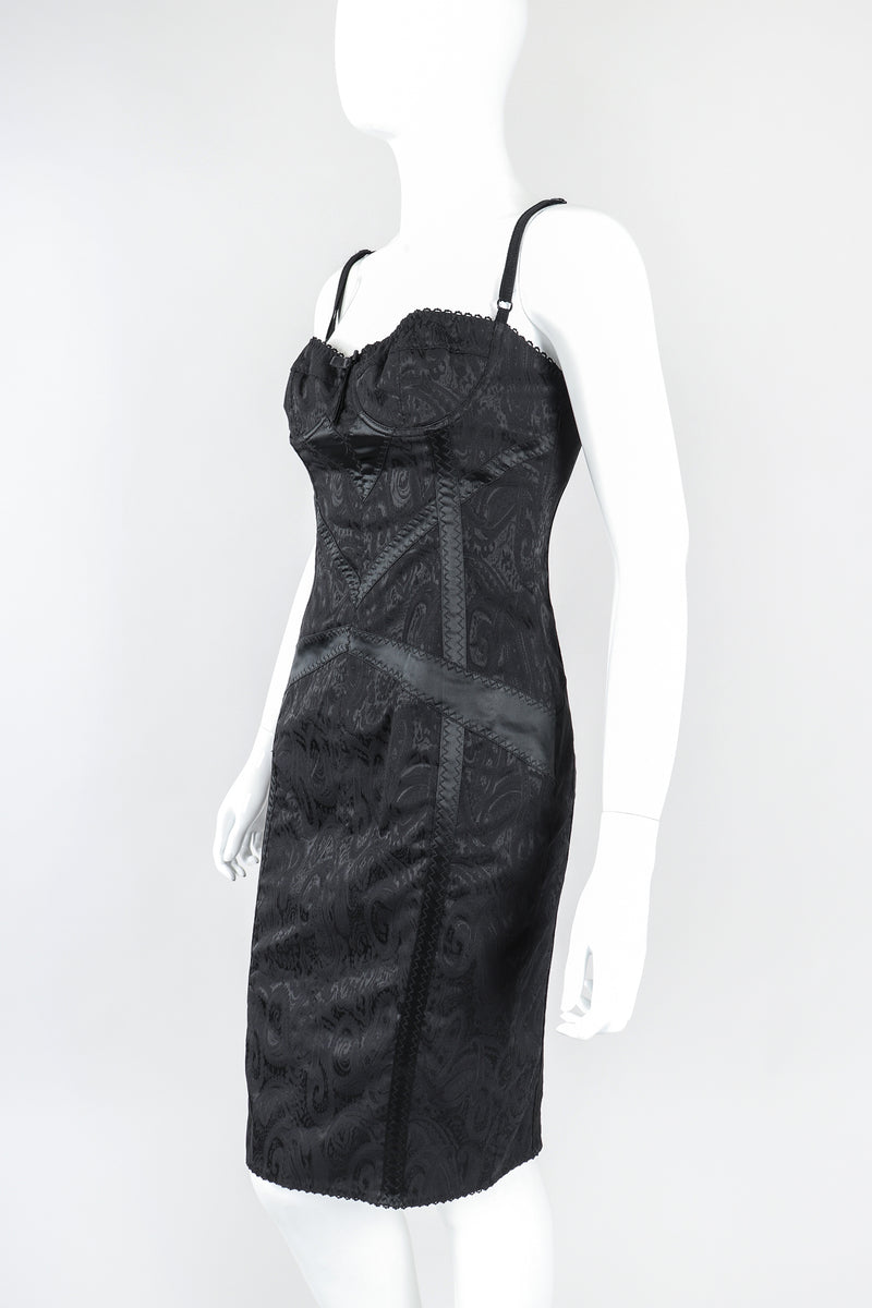 Vintage Dolce & Gabbana Brocade Bustier Slip Dress Recess Vintage Dolce & Gabbana Brocade Bustier Slip Dress Recess