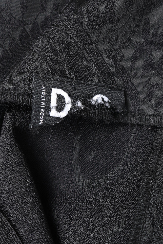 Recess Designer Consignment Vintage Dolce & Gabbana Brocade Bustier Slip Dress Los Angeles Resale Mariano Fortuny