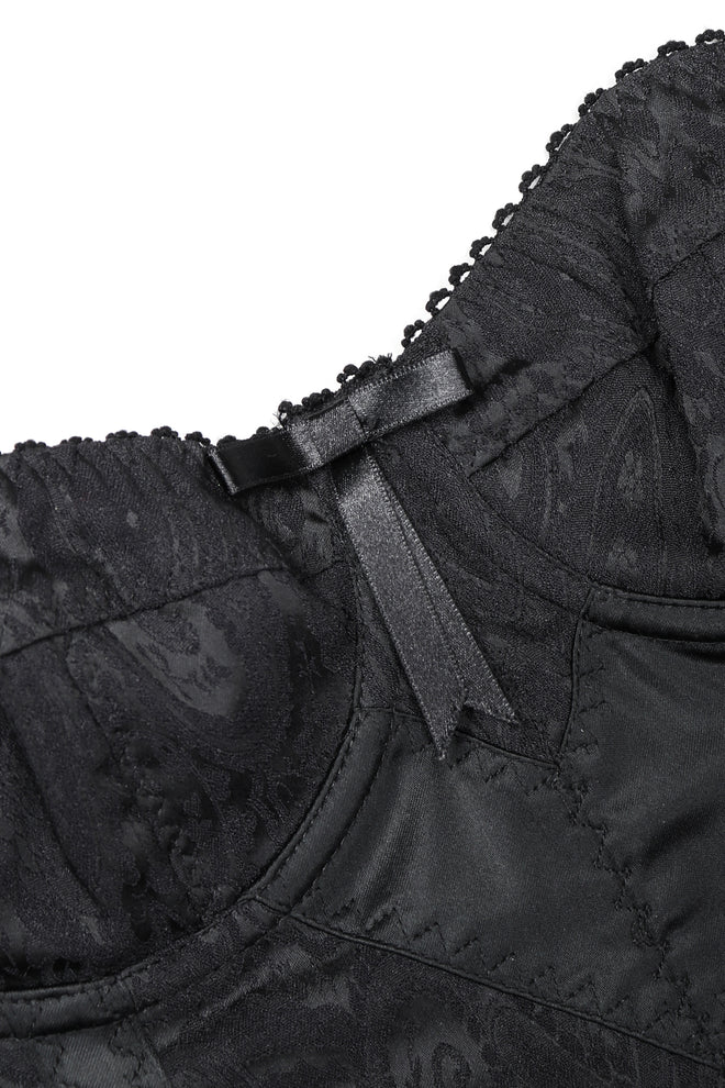 Recess Designer Consignment Vintage Dolce & Gabbana Brocade Bustier Slip Dress Los Angeles Resale Mariano Fortuny