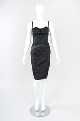 Recess Designer Consignment Vintage Dolce & Gabbana Brocade Bustier Slip Dress Los Angeles Resale Mariano Fortuny