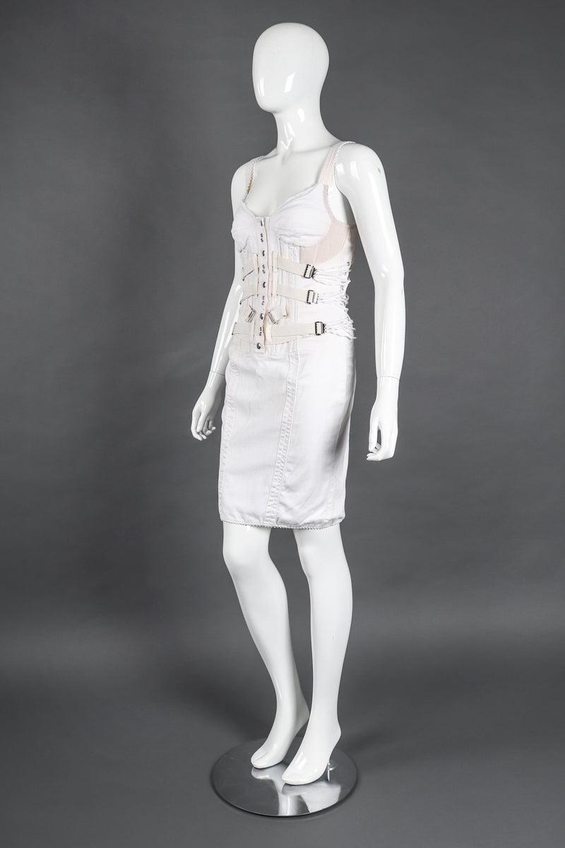 Vintage Dolce & Gabbana 90s Bondage Corset Dress Recess Vintage Dolce & Gabbana 90s Bondage Corset Dress Recess