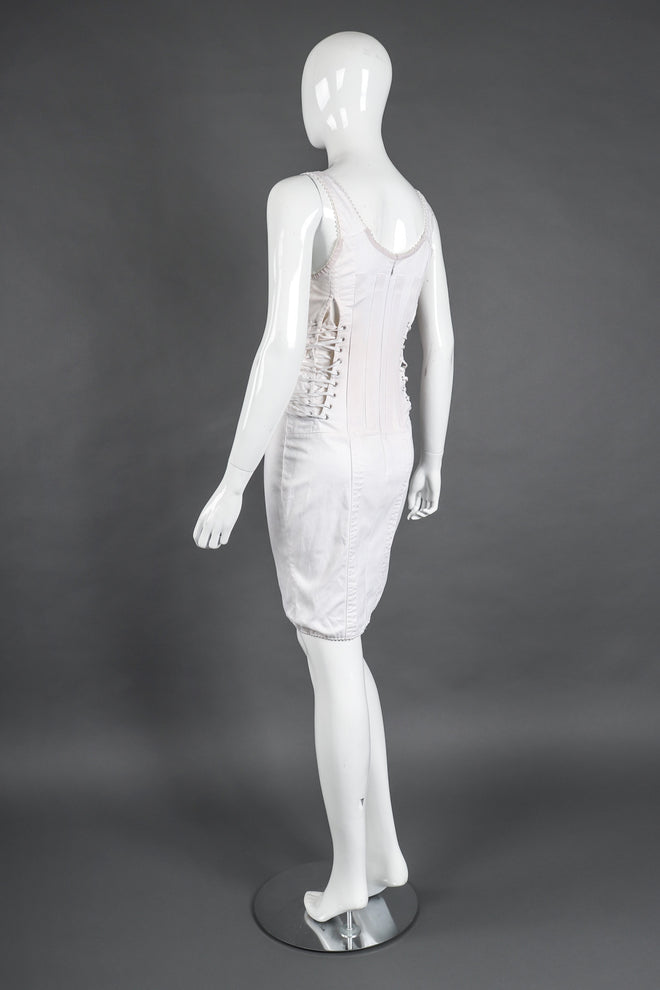Recess Los Angeles Vintage Dolce & Gabbana 90s Bondage Corset Dress