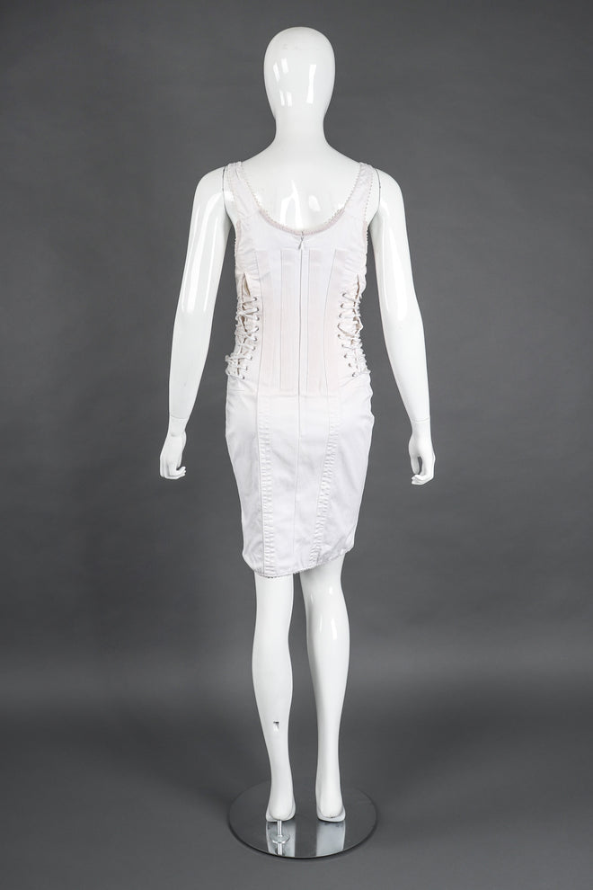 Recess Los Angeles Vintage Dolce & Gabbana 90s Bondage Corset Dress