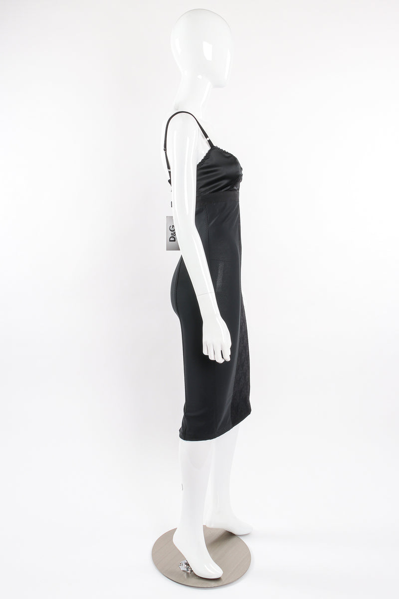 Vintage Dolce & Gabbana Bustier Lace Midi Slip Dress – Recess