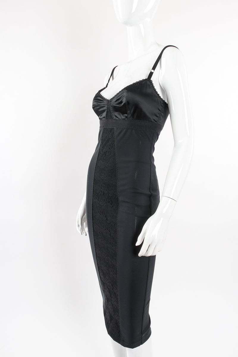 Vintage Dolce & Gabbana Bustier Lace Midi Slip Dress Recess Vintage Dolce & Gabbana Bustier Lace Midi Slip Dress Recess