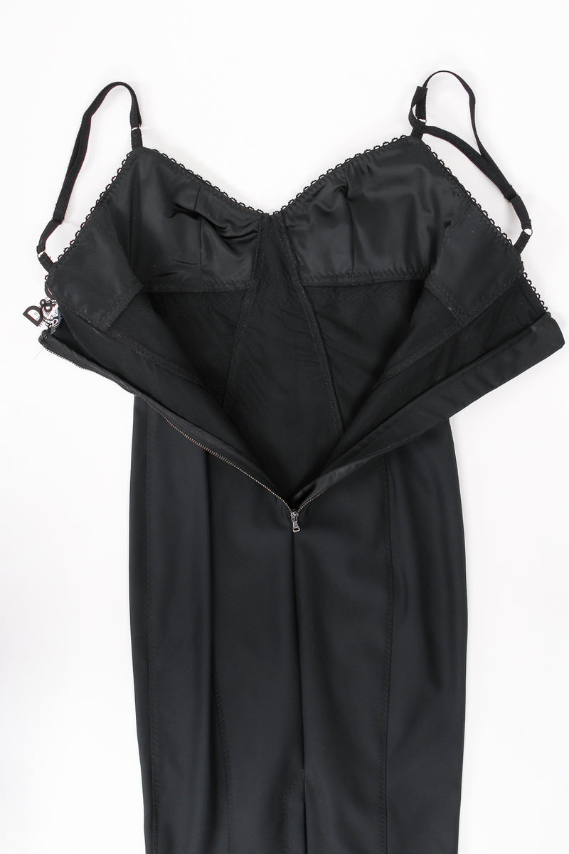 Vintage Dolce & Gabbana Bustier Lace Midi Slip Dress Recess Vintage Dolce & Gabbana Bustier Lace Midi Slip Dress Recess