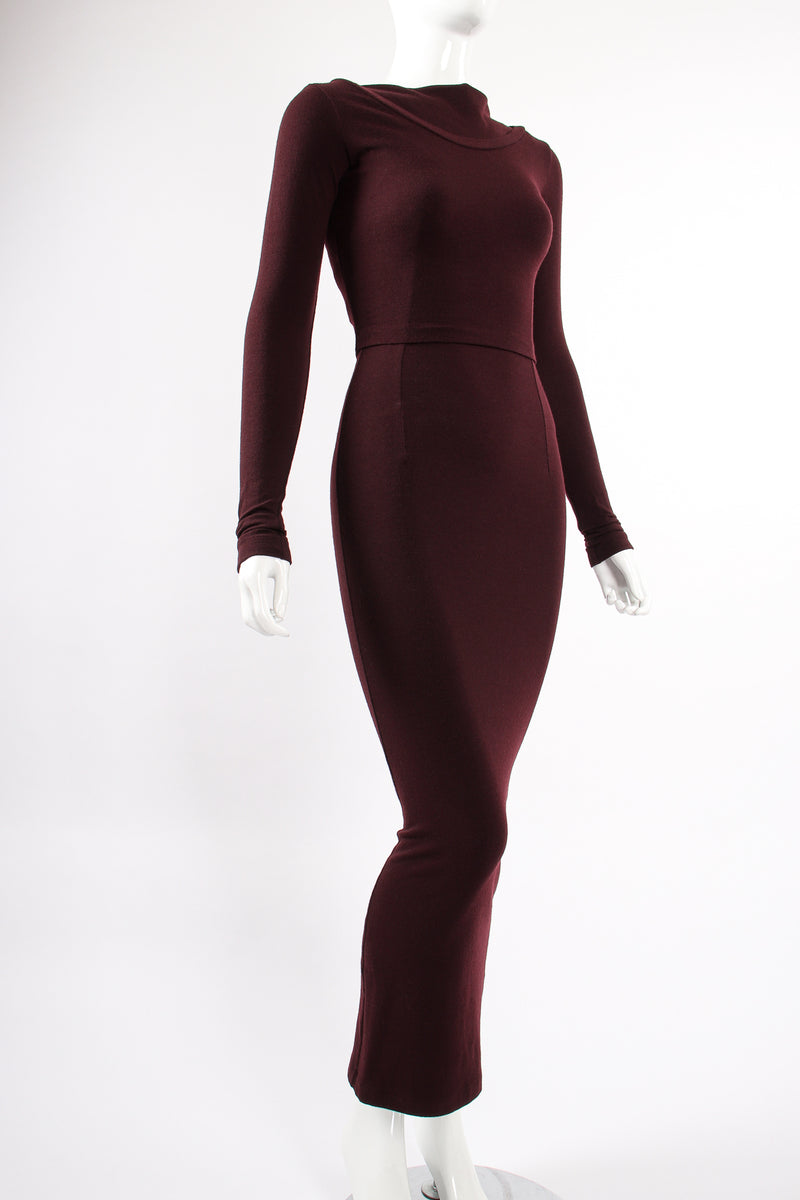 Vintage Dolce & Gabbana Knit Bodycon Dress & Top Set Recess Vintage Dolce & Gabbana Knit Bodycon Dress & Top Set Recess