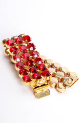 Vintage Dominique Chunky Ruby Rhinestone Bracelet at Recess Los Angeles