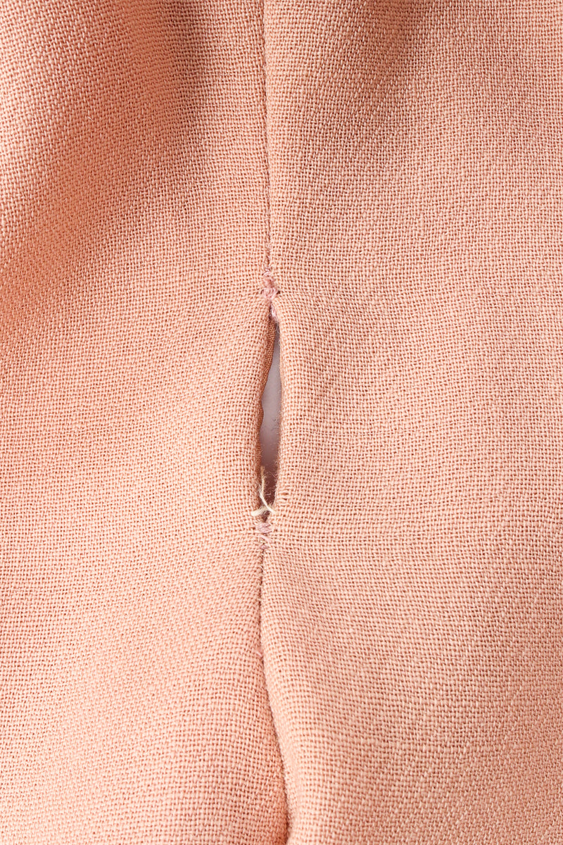 Vintage Donna Karan Wrap Tie Suit Jacket loose stitches at Recess Los Angeles