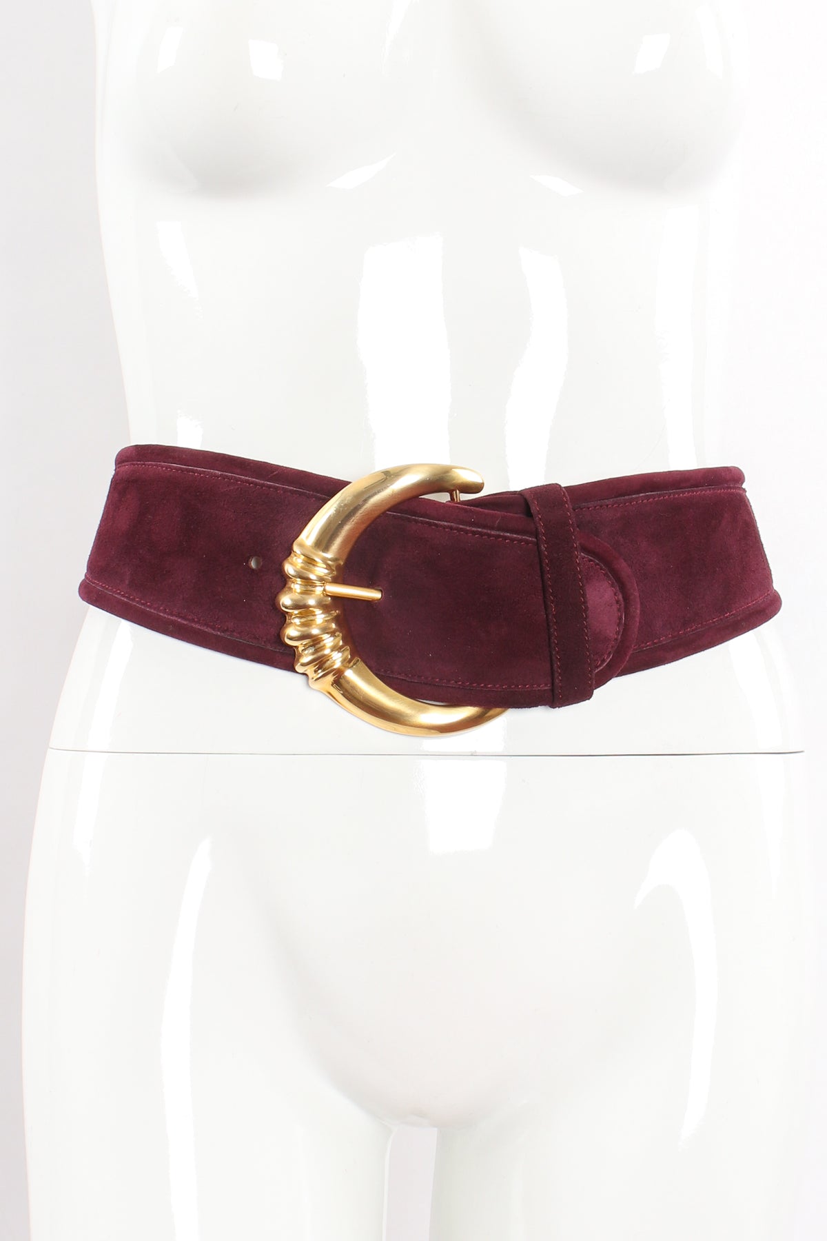 DONNA KARAN VINTAGE NWOT BELT brown suede size- M 36 inches Donna Karan Belts | The RealReal main image 4