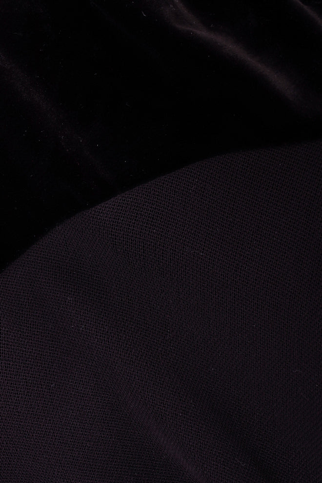 Vintage Donna Karan New York Velvet Bodysuit Sheer Dress velvet/mesh @ Recess LA