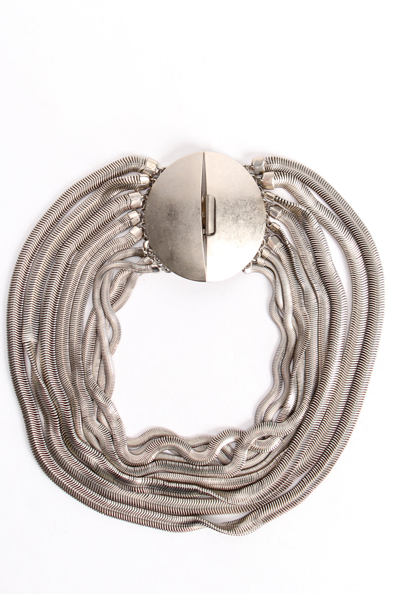 Vintage Donna Karan Draped Snake Chain Collar Necklace at Recess Los Angeles