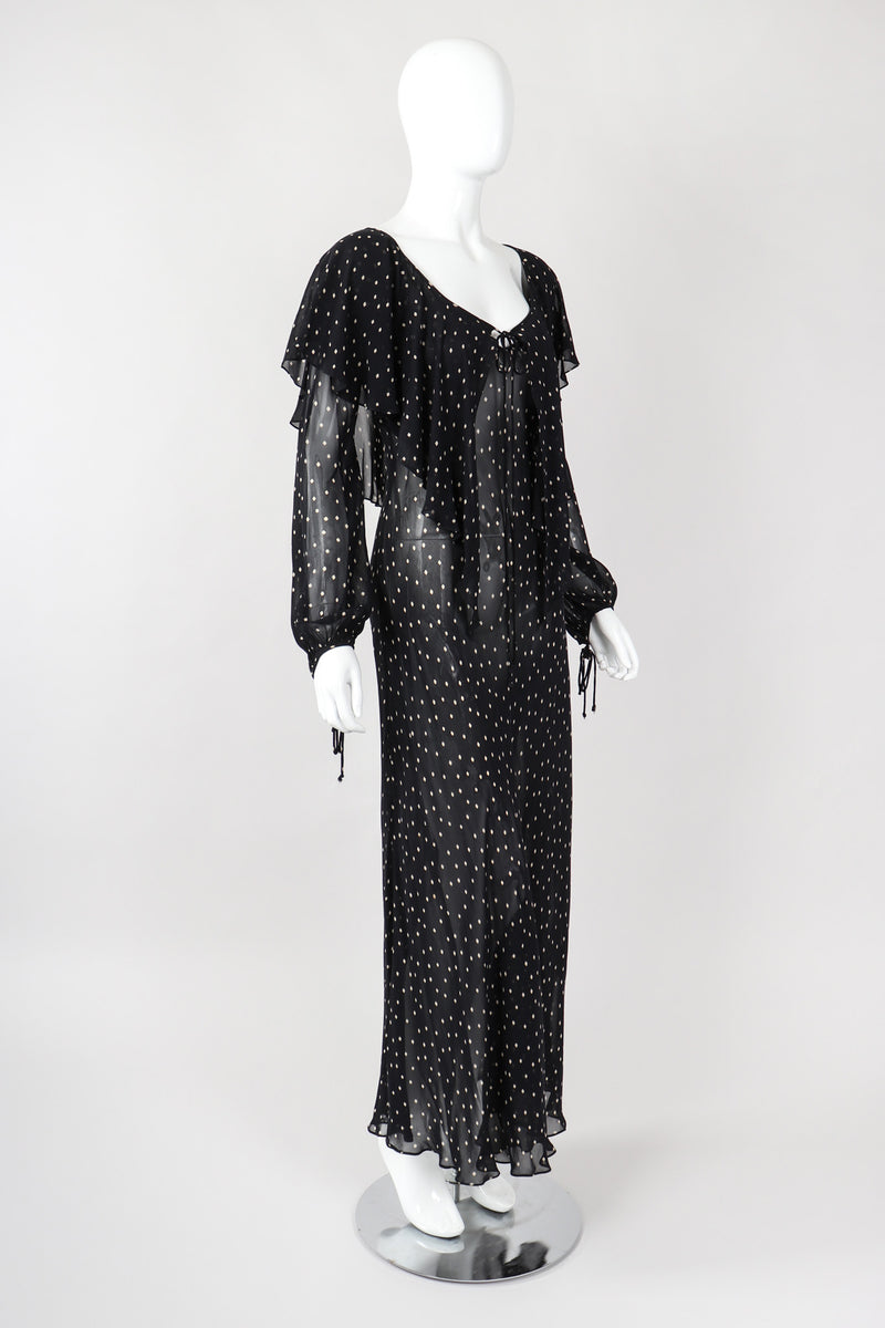 donna karan black lace dress DONNA KARAN COLLECTION BLACK LACE TRIMMED STRETCH KNIT & JERSEY DRESS SZ.6