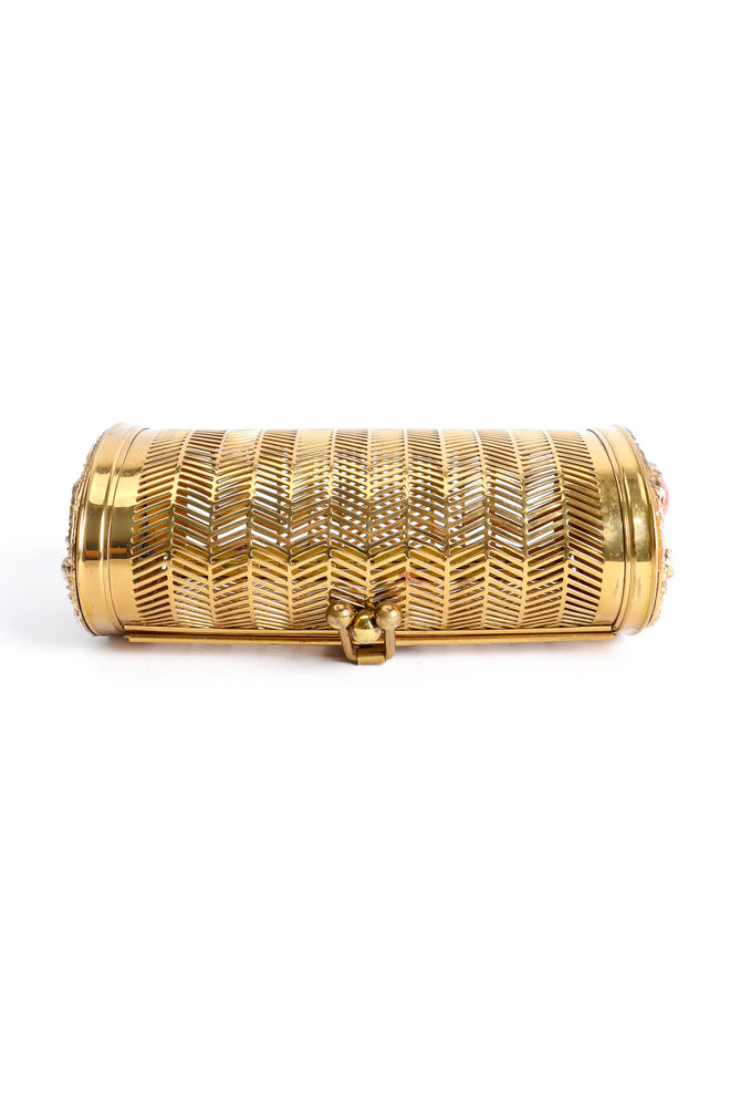Dorset Rex Fifth Avenue 1960s Stone Cage Clutch bottom @ Recess Los Angeles