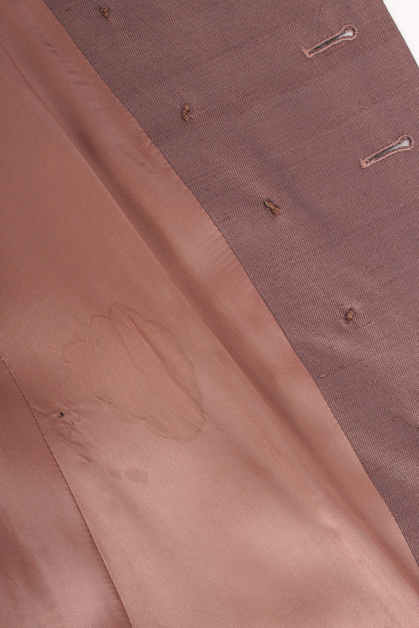 Vintage Dries Van Noten Floral Silk Jacket, Vest, & Skirt Set L jacket lining stain @ Recess LA