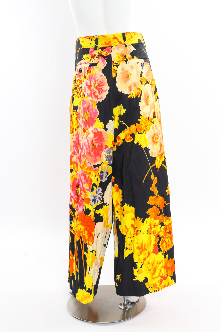 Dries Van Noten floral wide leg pant on mannequin @recessla