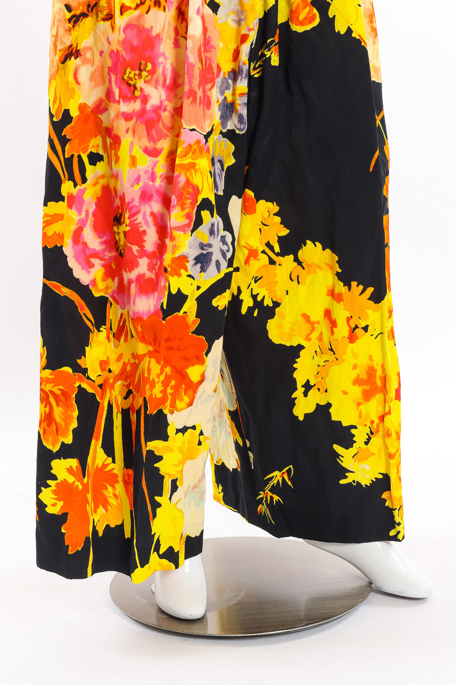 Dries Van Noten floral wide leg pant fabric details @recessla