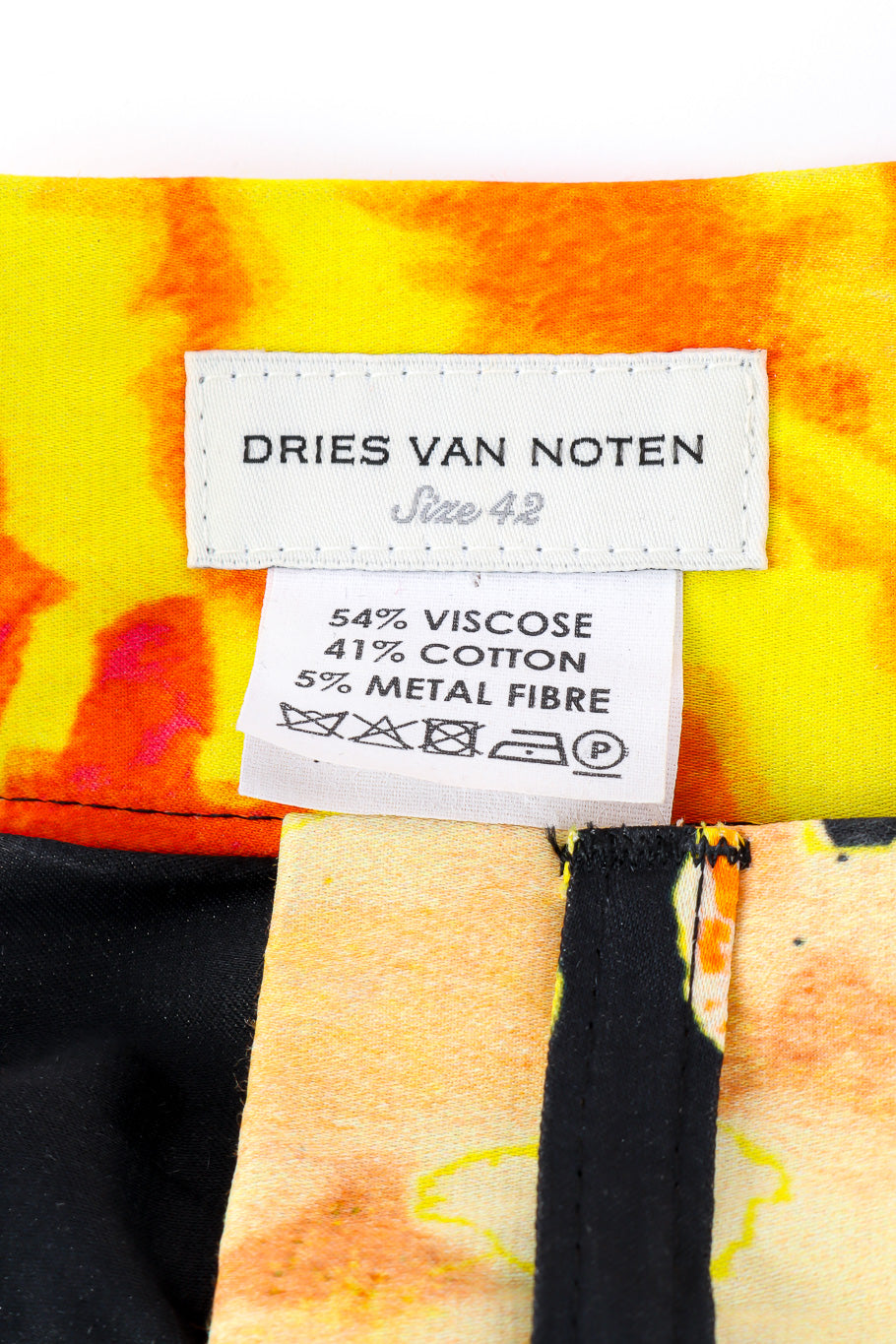 Dries Van Noten floral wide leg pant designer label @recessla