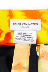 Dries Van Noten floral wide leg pant designer label @recessla