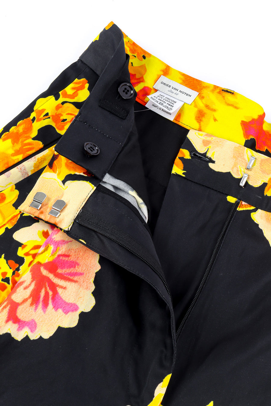 Dries Van Noten Floral Wide Leg Pant – Recess