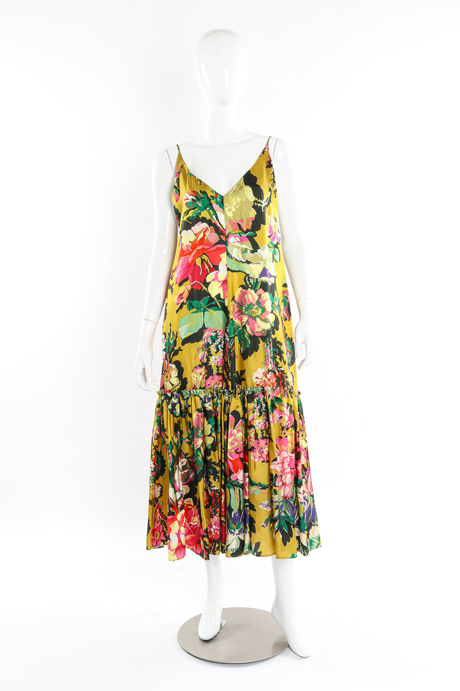 ワンピース Dries Van Noten PETTICOAT DRESS WITH RUFFLES Ruffled gown in pink - Dries Van Noten | Mytheresa