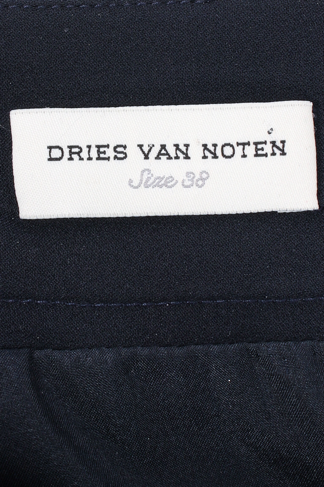 Vintage Dries Van Noten Sequin Ostrich Feather Skirt tag @ Recess LA